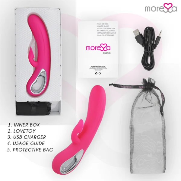 Moressa - Dustin Aspirazione Clitoridea e Vibrazione Potente Silicone Premium Ricaricabile 6 Moressa - Dustin Aspirazione Clitoridea e Vibrazione Potente Silicone Premium Ricaricabile 6