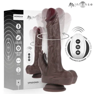 Mr Intense - Morgan Bambola Realistica Multifunzione con Vibrazione e Telecomando su e Giù 23 cm -O- 3,5 cm