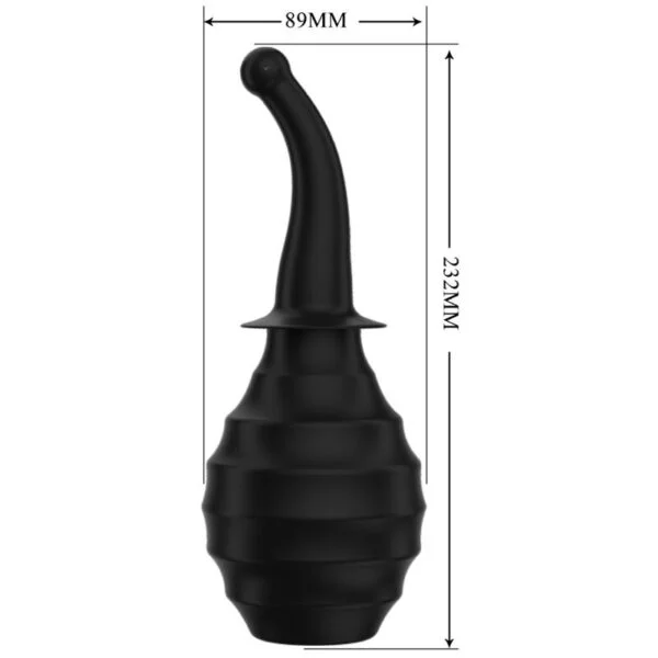 Mr Play - Doccia Anale Blkm6 Super Power Nero 5
