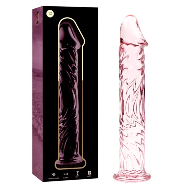Nebula Series By Ibiza - Modello 12 Dildo in Vetro Borosilicato Rosa 17 cm -O- 3.5 cm Nebula Series By Ibiza - Modello 12 Dildo in Vetro Borosilicato Rosa 17 cm -O- 3.5 cm