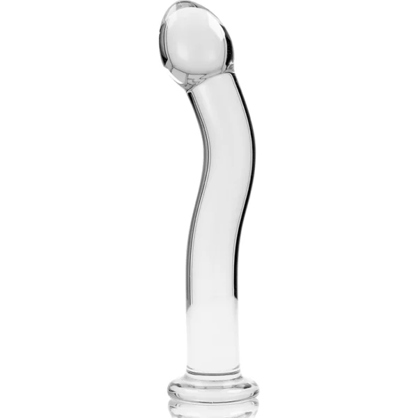 Nebula Series By Ibiza - Modello 18 Dildo in Vetro Borosilicato Trasparente 18.5 cm -O- 3.5 cm 5