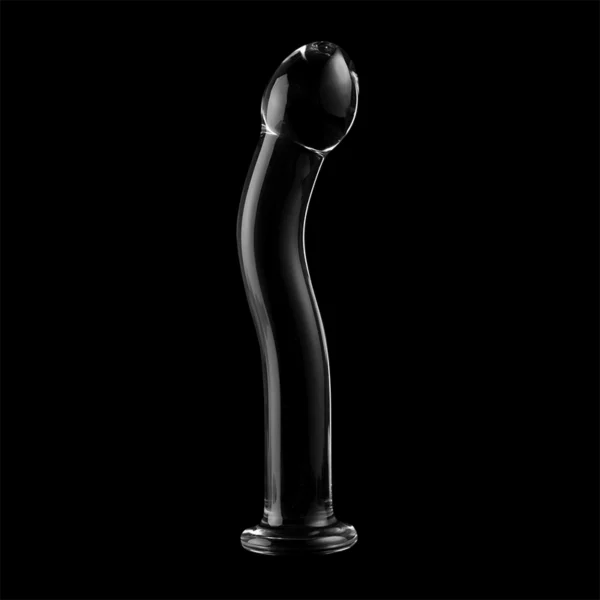 Nebula Series By Ibiza - Modello 18 Dildo in Vetro Borosilicato Trasparente 18.5 cm -O- 3.5 cm 7