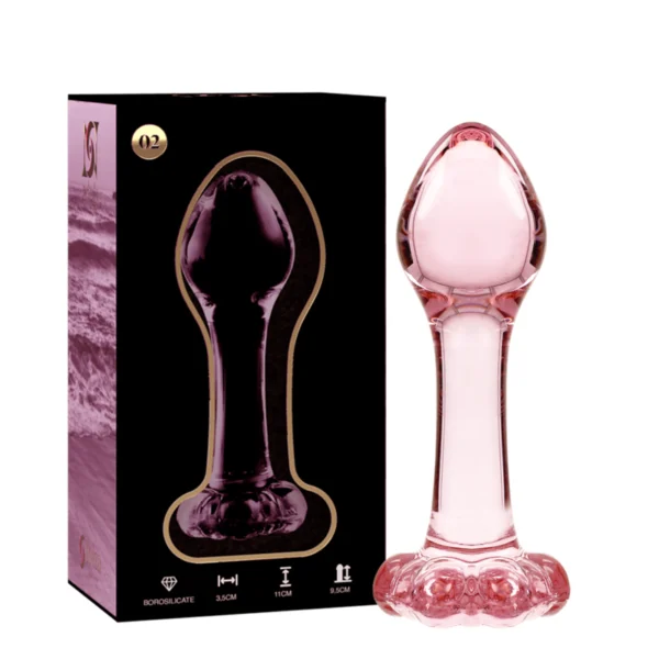 Nebula Series By Ibiza - Modello 2 Plug Anale Vetro Borosilicato Rosa 11 cm -O- 3.5 cm Nebula Series By Ibiza - Modello 2 Plug Anale Vetro Borosilicato Rosa 11 cm -O- 3.5 cm