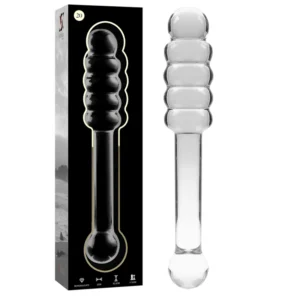 Nebula Series By Ibiza - Modello 20 Dildo in Vetro Borosilicato Trasparente 20.5 cm -O- 3 cm