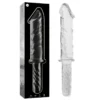 Nebula Series By Ibiza - Modello 24 Dildo in Vetro Borosilicato Trasparente 28.5 cm -O- 5 cm Nebula Series By Ibiza - Modello 24 Dildo in Vetro Borosilicato Trasparente 28.5 cm -O- 5 cm