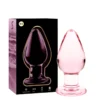 Nebula Series By Ibiza - Modello 3 Plug Anale Vetro Borosilicato Rosa 11 cm -O- 5 cm