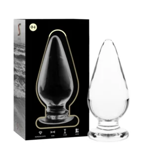 Nebula Series By Ibiza - Modello 4 Plug Anale Vetro Borosilicato Trasparente 11 cm -O- 5 cm Nebula Series By Ibiza - Modello 4 Plug Anale Vetro Borosilicato Trasparente 11 cm -O- 5 cm