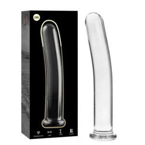 Nebula Series By Ibiza - Modello 8 Dildo in Vetro Borosilicato Trasparente 14.5 cm -O- 2 cm