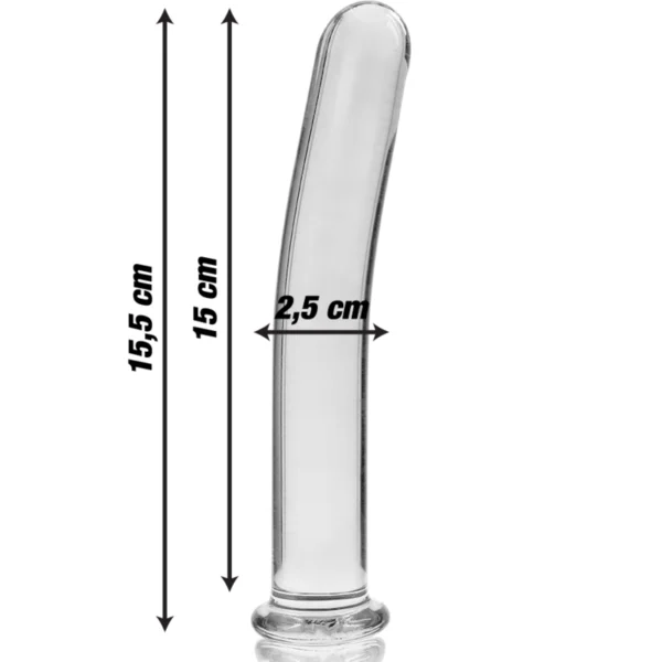 Nebula Series By Ibiza - Modello 9 Dildo in Vetro Borosilicato Trasparente 15.5 cm -O- 2.5 cm 3 Nebula Series By Ibiza - Modello 9 Dildo in Vetro Borosilicato Trasparente 15.5 cm -O- 2.5 cm 3