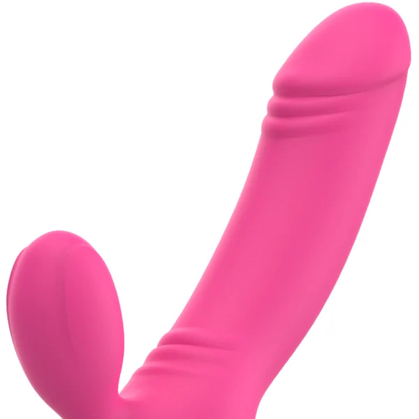 Ohmama - Vibratore Bix Doppia Stimolazione Edizione Natalizia Rosa 3