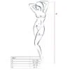 Passion - Woman Bs014 Bodystocking Bianco Taglia Unica 2 Passion - Woman Bs014 Bodystocking Bianco Taglia Unica 2