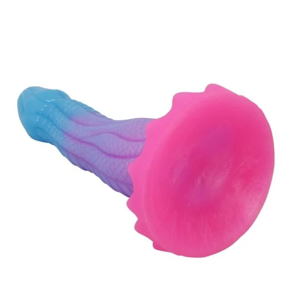 Power Monsters - Dildo Void Python Fantasy con Ventosa 20,5 cm Ø 5,2 cm Blu, Viola e Rosa 5