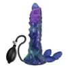 Power Monsters - Duskwalker Sentinel Tricolor Dildo Gonfiabile in Silicone Fantasy 23 cm Ø 5 cm