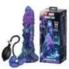 Power Monsters - Duskwalker Sentinel Tricolor Dildo Gonfiabile in Silicone Fantasy 23 cm Ø 5 cm 8