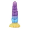 Power Monsters - Unicorno Tricolore Fantasy Dildo in Silicone 22 cm Ø 5 cm 2
