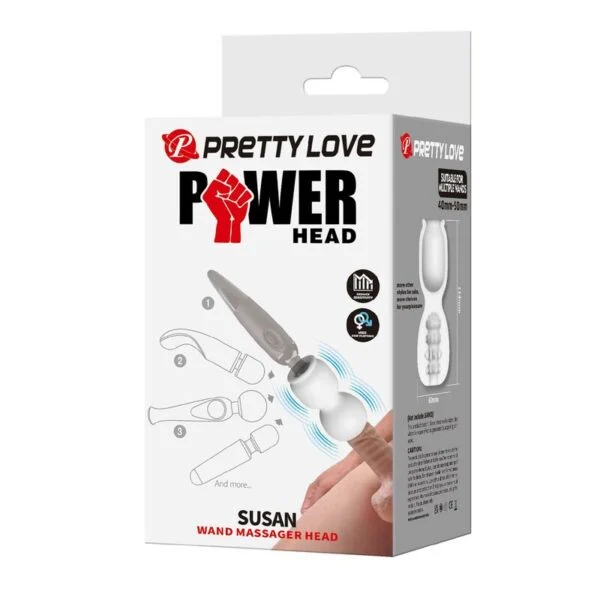 Pretty Love - Accessorio Massaggiatore a Testina Potente Susan Ø 6,5 cm 8