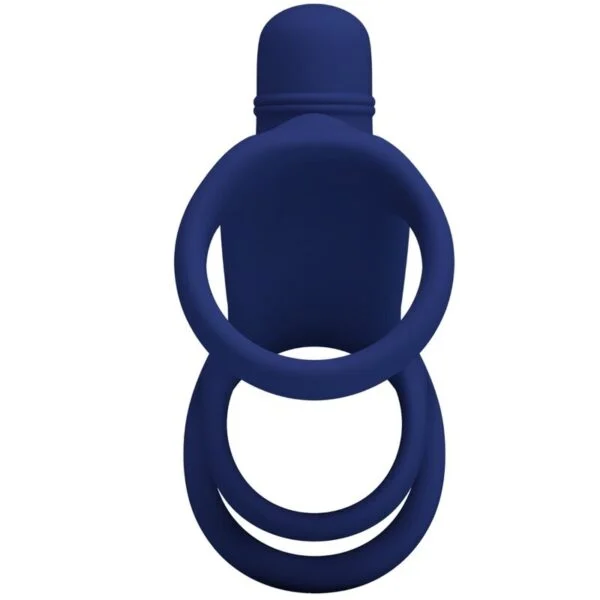 Pretty Love - Anello Vibrante Elish con Estensione Blu 3