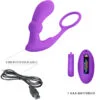 Pretty Love - Anello Warren e Vibratore Anale Viola 5 Pretty Love - Anello Warren e Vibratore Anale Viola 5