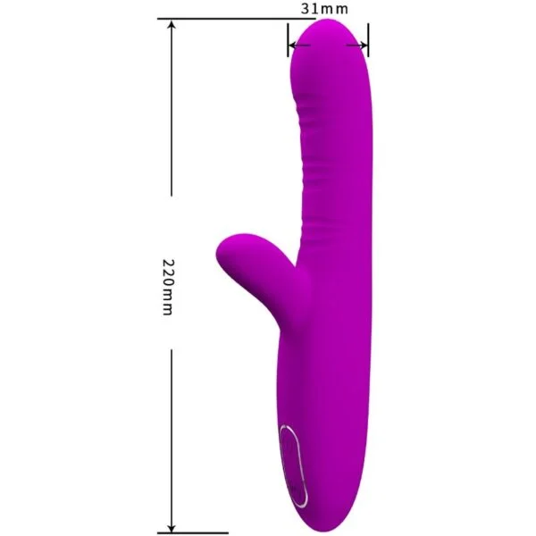 Pretty Love - Angelique Vibratore Multifunzione + Stimolatore Clitoride Viola 3 Pretty Love - Angelique Vibratore Multifunzione + Stimolatore Clitoride Viola 3