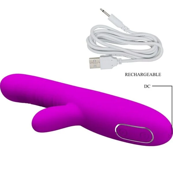 Pretty Love - Angelique Vibratore Multifunzione + Stimolatore Clitoride Viola 5 Pretty Love - Angelique Vibratore Multifunzione + Stimolatore Clitoride Viola 5