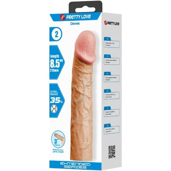 Pretty Love - Derek Guaina per Pene con Estensione da 7,6 cm Flesh 5 Pretty Love - Derek Guaina per Pene con Estensione da 7,6 cm Flesh 5