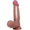 Pretty Love - Dildo Realistico Serie Sliding Skin con Ventosa Scorrevole in Pelle Marrone 21,8 cm 5 Pretty Love - Dildo Realistico Serie Sliding Skin con Ventosa Scorrevole in Pelle Marrone 21,8 cm 5