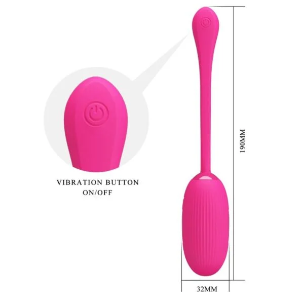 Pretty Love - Doreen Uovo Vibrante Ricaricabile Magenta Telecomando 4 Pretty Love - Doreen Uovo Vibrante Ricaricabile Magenta Telecomando 4