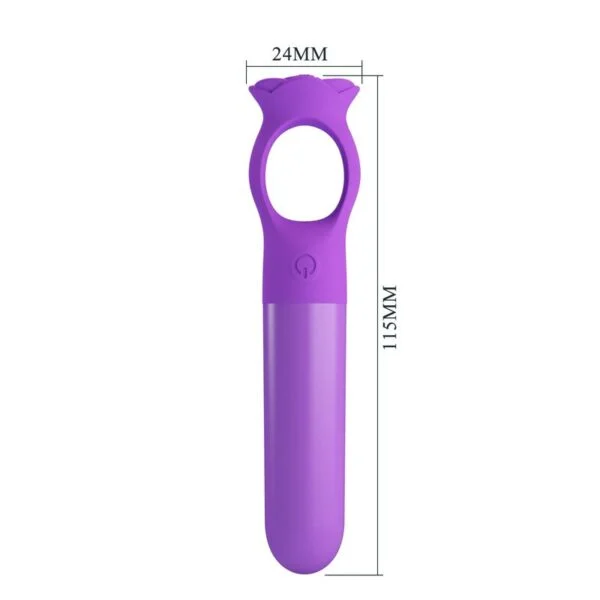 Pretty Love - Giana Mini Massaggiatore Vibrante Ricaricabile Viola 9