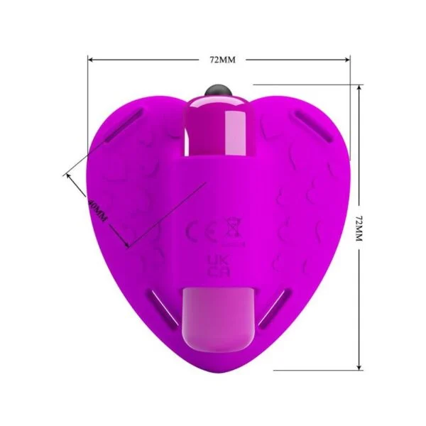 Pretty Love - Massaggiatore per Clitoride Heartbeat 10 Modalit di Vibrazione Viola 5 Pretty Love - Massaggiatore per Clitoride Heartbeat 10 Modalit di Vibrazione Viola 5