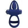 Pretty Love - Mat Doppio Anello con Vibrazione e Stimolatore Blu 4
