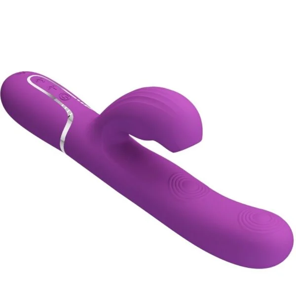 Pretty Love - Perlita 3 in 1 Vibratore Multifunzione Coniglio Viola 4