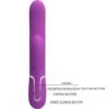 Pretty Love - Perlita 3 in 1 Vibratore Multifunzione Coniglio Viola 6