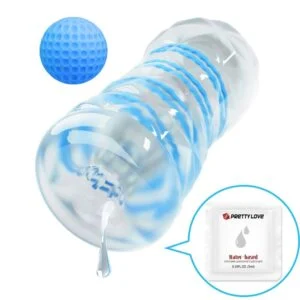 Pretty Love - Piccolo Masturbatore con Spirali Blu Pretty Love - Piccolo Masturbatore con Spirali Blu
