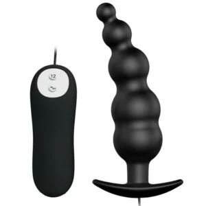 Pretty Love - Plug Anale in Silicone Extra Stimolazione e 12 Modalit di Vibrazione Nero Pretty Love - Plug Anale in Silicone Extra Stimolazione e 12 Modalit di Vibrazione Nero