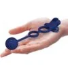 Pretty Love - Remington Doppio Anello Vibrante con Spina Blu 5