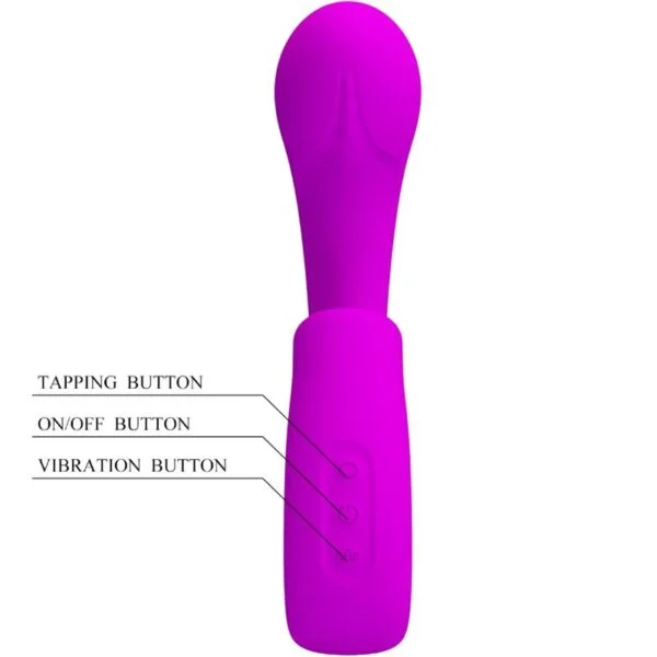 Pretty Love - Sibel Sibel Vibratore Punto G + Stimolatore Clitorideo 10 Vibrazioni Viola 4 Pretty Love - Sibel Sibel Vibratore Punto G + Stimolatore Clitorideo 10 Vibrazioni Viola 4
