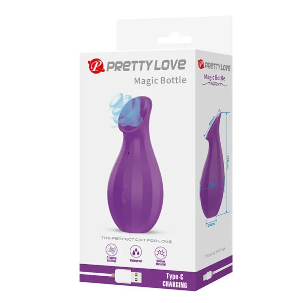 Pretty Love - Stimolatore Clitorideo Ricaricabile a Suzione con Bottiglia Magica, Viola 3 Pretty Love - Stimolatore Clitorideo Ricaricabile a Suzione con Bottiglia Magica, Viola 3