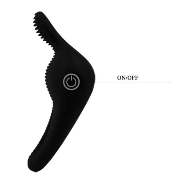 Pretty Love - Thimble Anello Vibratore Nero 5
