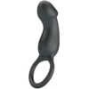 Pretty Love - Trae Anello Vibrante con Stimolatore Nero