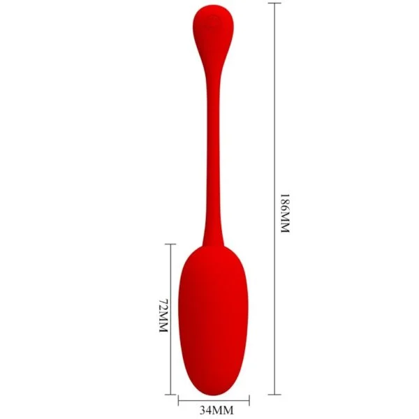 Pretty Love - Uovo Vibrante Ricaricabile Knucker Rosso 6