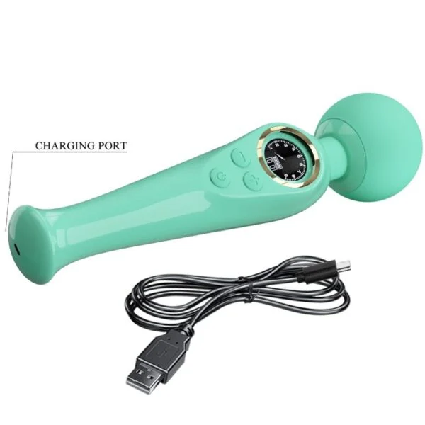 Pretty Love - Vibratore a Bacchetta Verde Skyler 6