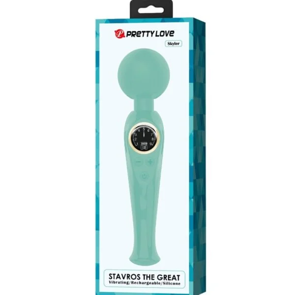 Pretty Love - Vibratore a Bacchetta Verde Skyler 8