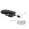 Pretty Love - Vibratore a Coniglio Rasmussen 30 Funzioni Nero 10