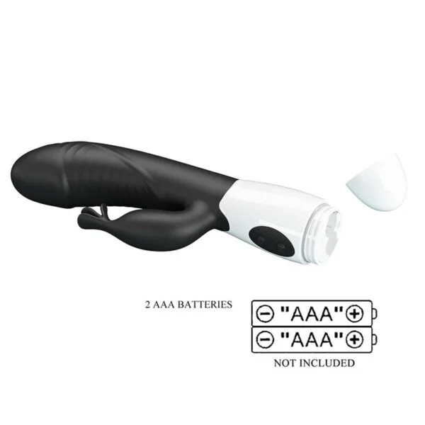 Pretty Love - Vibratore a Coniglio Rasmussen 30 Funzioni Nero 10