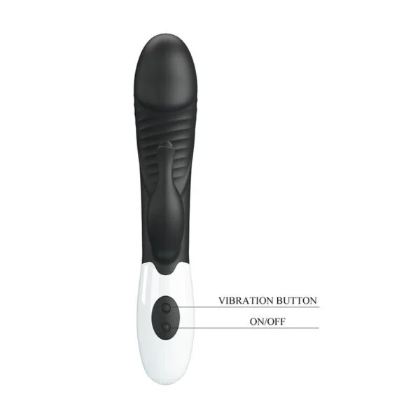 Pretty Love - Vibratore a Coniglio Rasmussen 30 Funzioni Nero 9