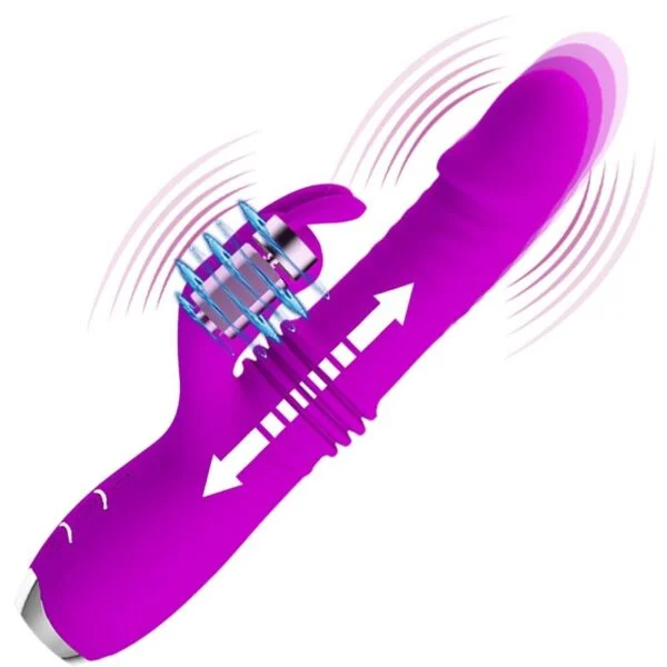 Pretty Love - Vibratore Coniglio Ricaricabile Dorothy Viola 7 Pretty Love - Vibratore Coniglio Ricaricabile Dorothy Viola 7
