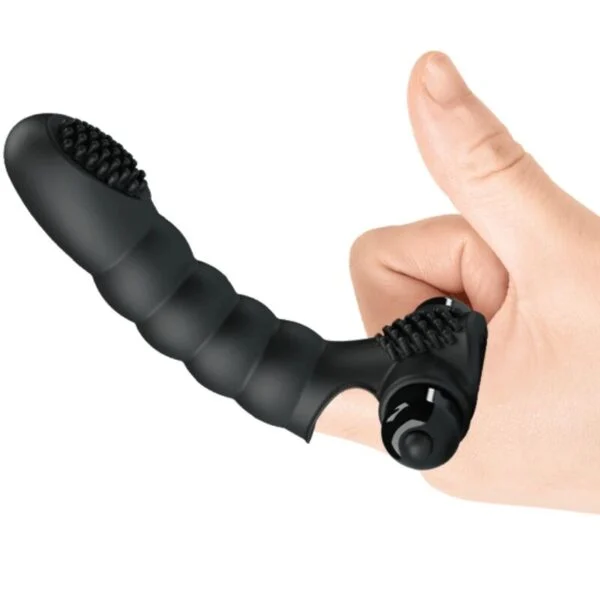 Pretty Love - Vibratore da Dita Alexander 10 Vibrazioni Nero 3