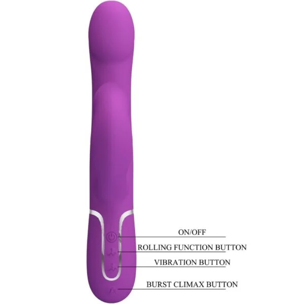Pretty Love - Vibratore e Stimolatore Multifunzione 4 in 1 Viola 4 Pretty Love - Vibratore e Stimolatore Multifunzione 4 in 1 Viola 4