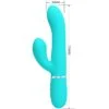 Pretty Love - Vibratore Multifunzione G-Spot Verde Acqua 2 Pretty Love - Vibratore Multifunzione G-Spot Verde Acqua 2