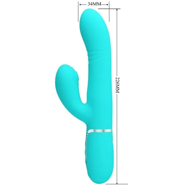 Pretty Love - Vibratore Multifunzione G-Spot Verde Acqua 2 Pretty Love - Vibratore Multifunzione G-Spot Verde Acqua 2